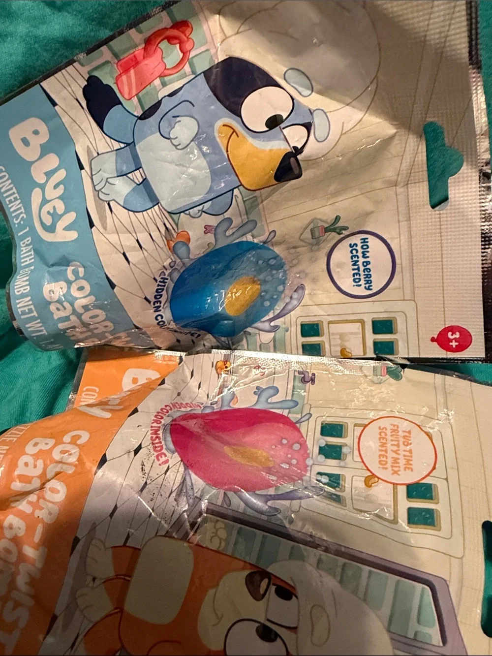 Bluey Kids Bath Set - Blue & Aqua